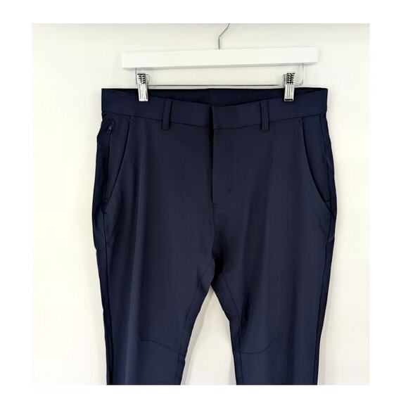 Fabletics The Only Pant Men 32x32 Navy Slim Fit Business Casual Golf Performance - Picture 4 of 16